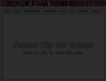 Tablet Screenshot of folsomcityinktattoos.com